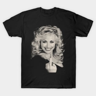 Dolly Parton Middle Finger T-Shirt
